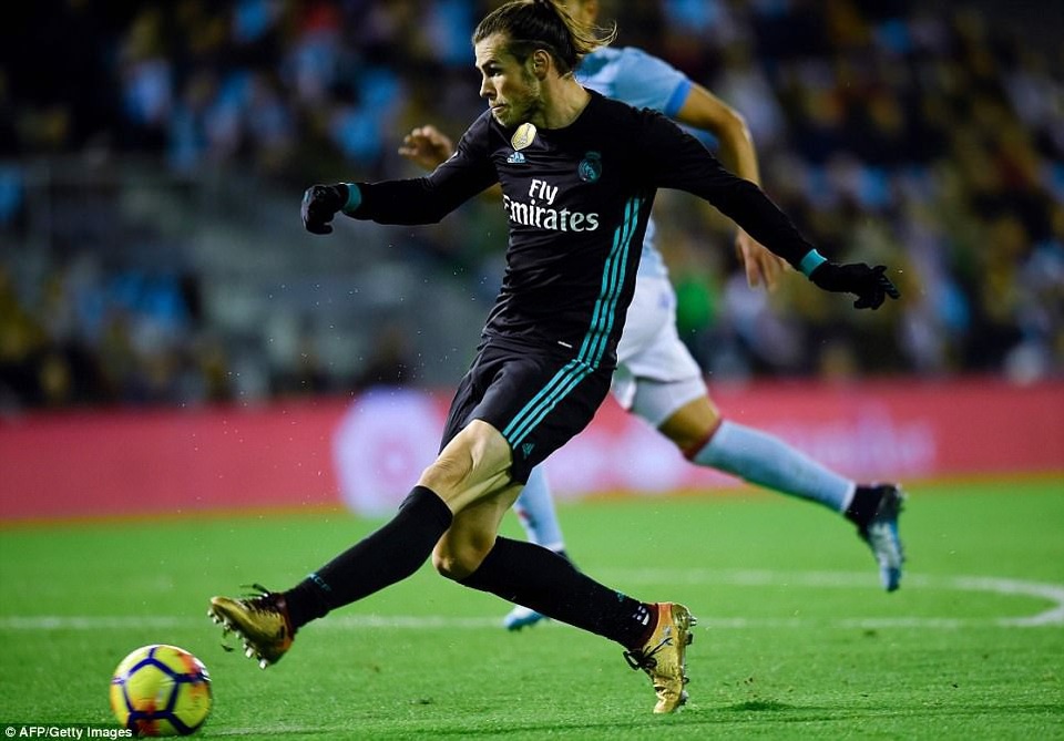 Bale lập cú đúp, Real Madrid vẫn mất điểm cay đắng trước Celta Vigo - 2
Cú đúp của Bale không thể giúp Real Madrid có được chiến thắng