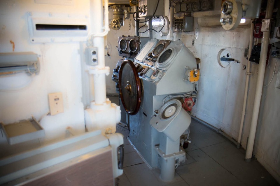 Cận cảnh tàu “xung trận” 3 cuộc chiến của Mỹ - 8 Trung tâm chỉ huy trên tàu USS Wisconsin.