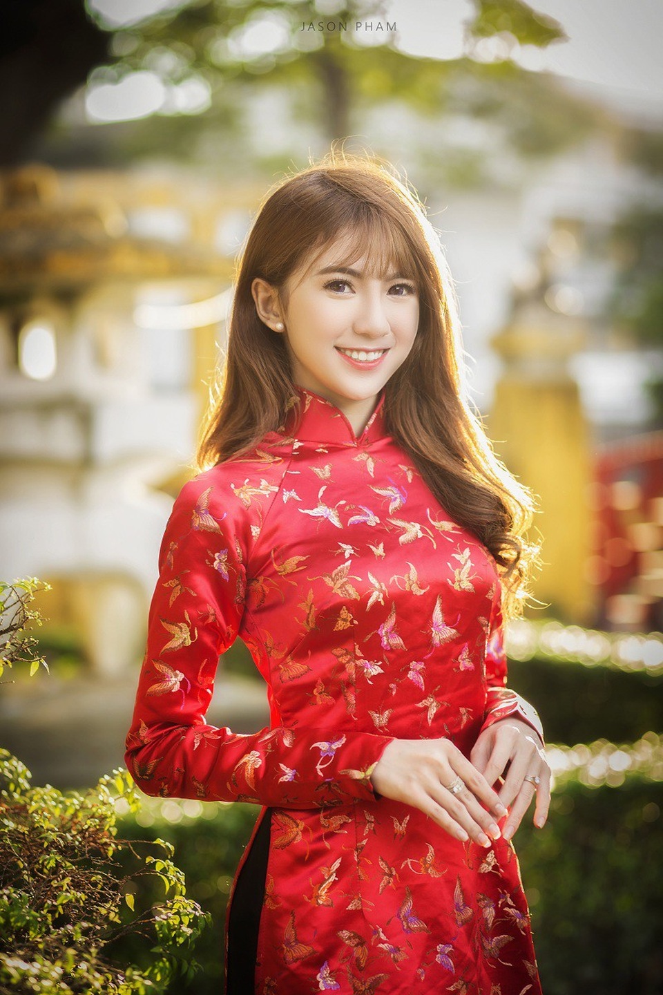 Thiếu nữ Sài Gòn duyên dáng trong tà áo dài chờ đón Xuân sang - 4 Đặc biệt, Giang còn có đam mê rất lớn với du lịch, cô bạn cho biết gần như tháng nào Giang cũng đi du lịch trong nước. Ở nước ngoài Giang mới chỉ đặt chân đến đất nước Thái Lan.
