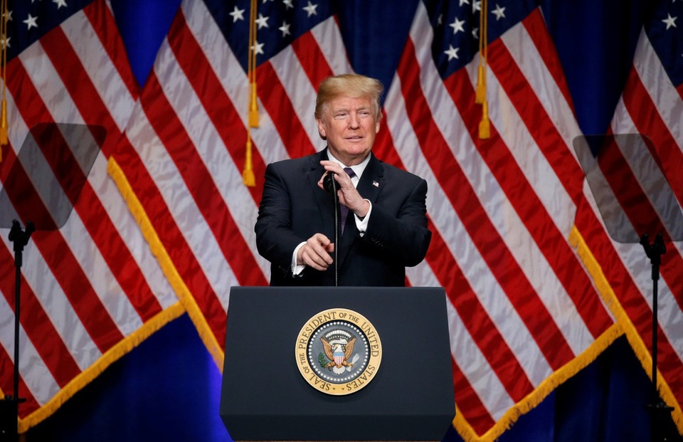 Ông Trump tính chi 716 tỷ USD cho ngân sách quốc phòng năm 2019 - 1 Tổng thống Mỹ Donald Trump. (Ảnh: National Interest)