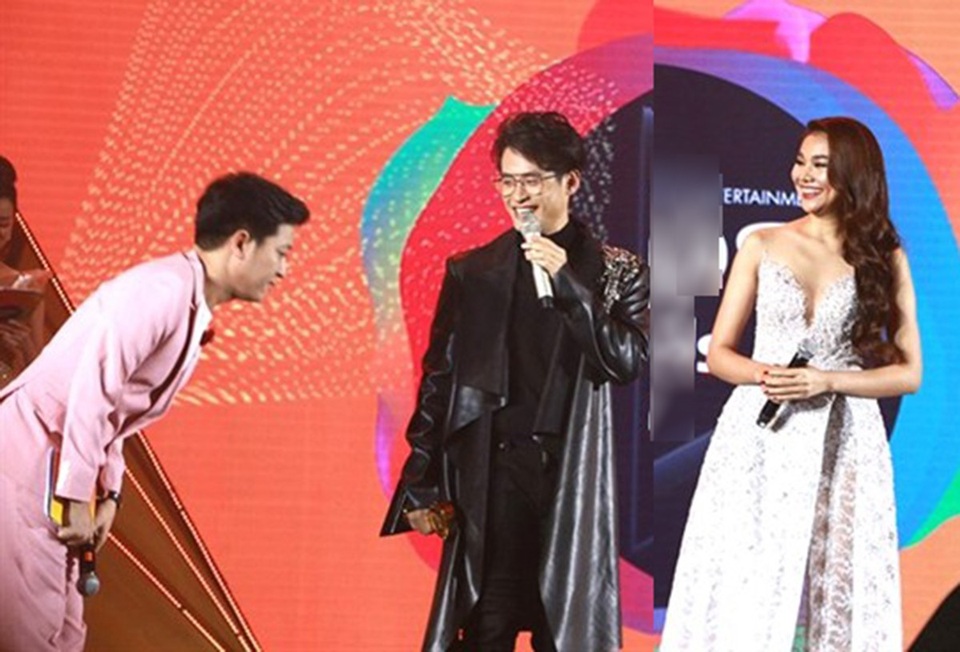 Trường Giang xin lỗi Hà Anh Tuấn, Thanh Hằng vì mắc lỗi trầm trọng khi làm MC - 2 Trường Giang cũng nhanh chóng cúi đầu xin lỗi, Hà Anh Tuấn đề nghị Thanh Hằng bỏ qua nhưng anh cũng tìm cách đáp trả lại với Thanh Hằng.