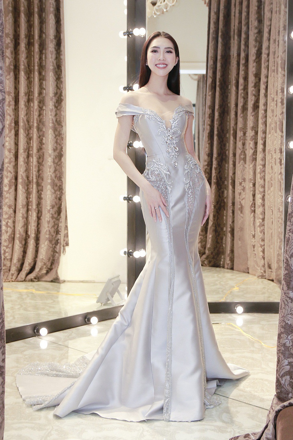 Dàn Hoa hậu, Á hậu lên án việc miệt thị màu da tân Hoa hậu H'Hen Niê - 5 Trước đây suy nghĩ của Tường Linh một Hoa hậu phải là người da trắng (Ảnh: Nhân Phan).