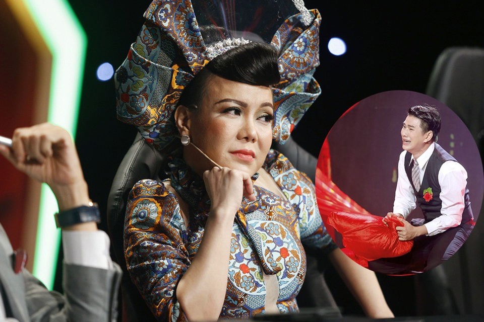 Việt Hương nói: “Cường khiến tôi bất ngờ trong hôm nay. Hôm nay em rất già dặn, đĩnh đạc. Hôm nay em sẽ nhận được một điểm số khá cao đó là diễn xuất”.