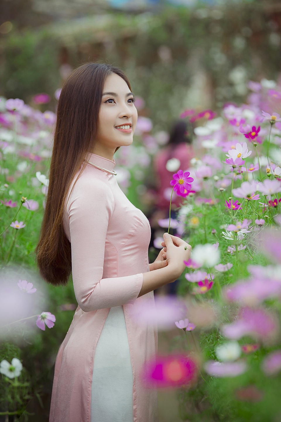 Rộn rịp thiếu nữ xinh đẹp chụp ảnh vườn đào đón Tết - 10 Rộn rịp thiếu nữ xinh đẹp chụp ảnh vườn đào đón Tết - 10
