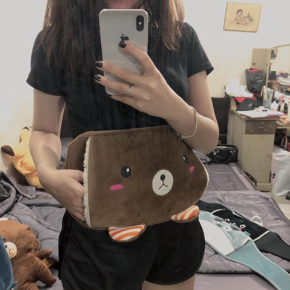 Túi sưởi bụng. Túi sưởi bụng.