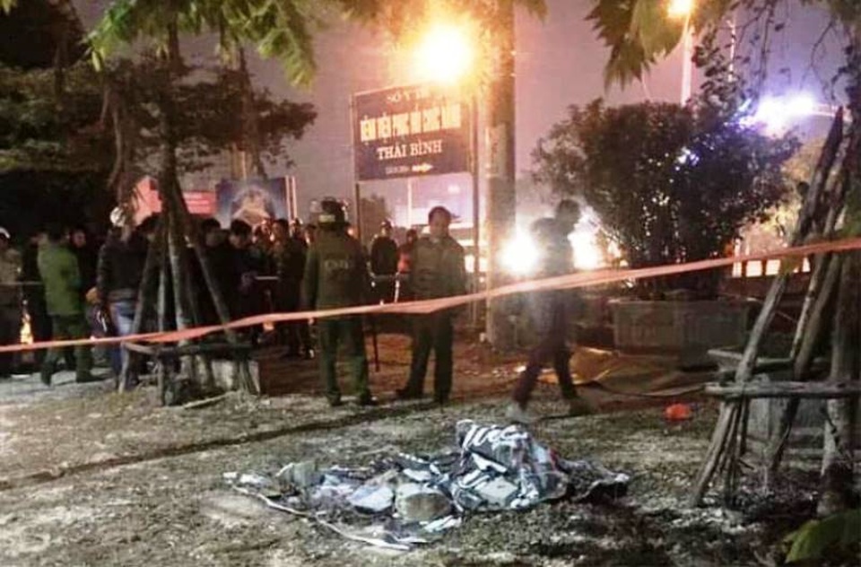 Một người tử vong khi xô xát gần cổng trụ sở công an tỉnh - 1 Một người tử vong khi xô xát gần cổng trụ sở công an tỉnh - 1