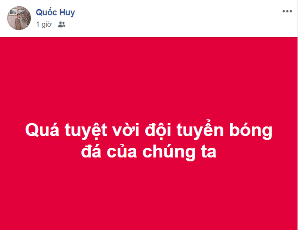 Cộng đồng mạng vỡ òa sau chiến thắng nghẹt thở của tuyển Việt Nam - 2 Cộng đồng mạng vỡ òa sau chiến thắng nghẹt thở của tuyển Việt Nam - 2