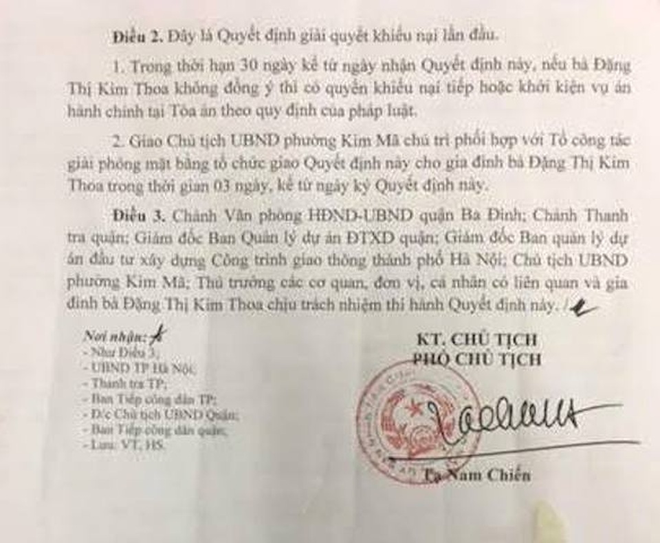 Hà Nội: Quận Ba Đình bổ sung quyền lợi cho người dân sau loạt bài của Báo Dân trí! - 3 Hà Nội: Quận Ba Đình bổ sung quyền lợi cho người dân sau loạt bài của Báo Dân trí! - 3