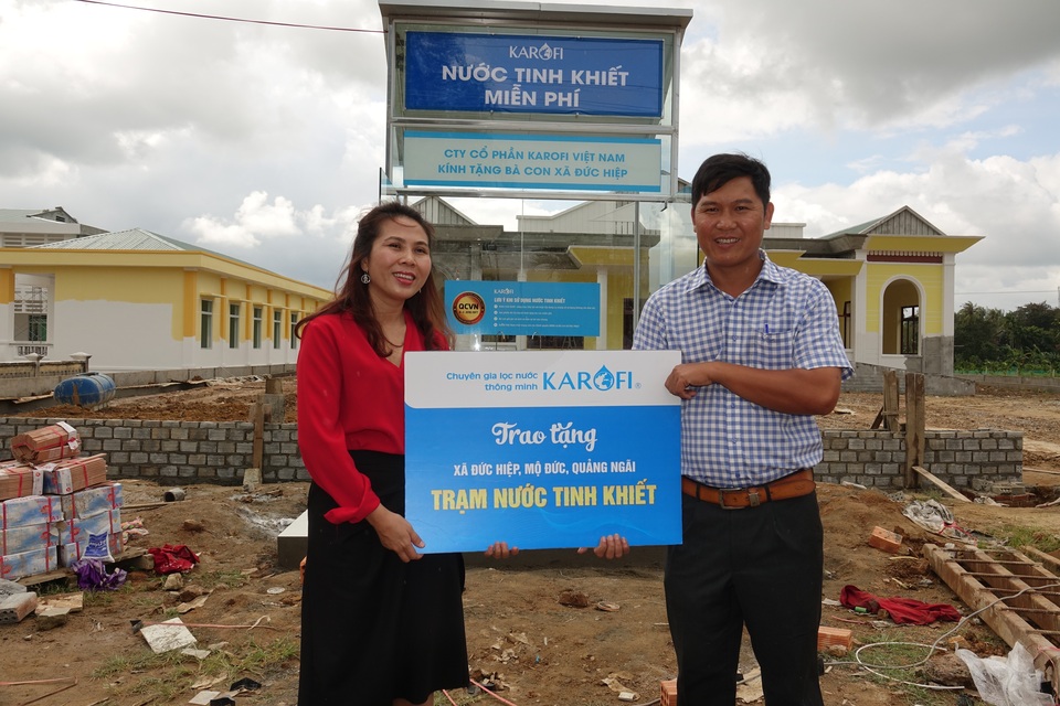 Người dân có nước sạch sau phản ánh của báo Dân trí - 1 Người dân có nước sạch sau phản ánh của báo Dân trí - 1