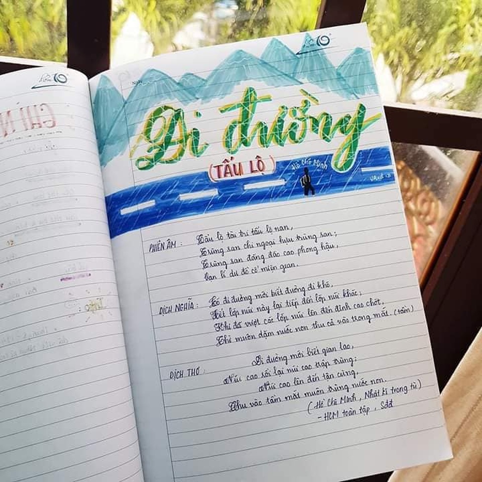 Nữ sinh lớp 9 sáng tạo đầu đề bài văn bằng tranh vẽ sống động - 6 Nữ sinh lớp 9 sáng tạo đầu đề bài văn bằng tranh vẽ sống động - 6