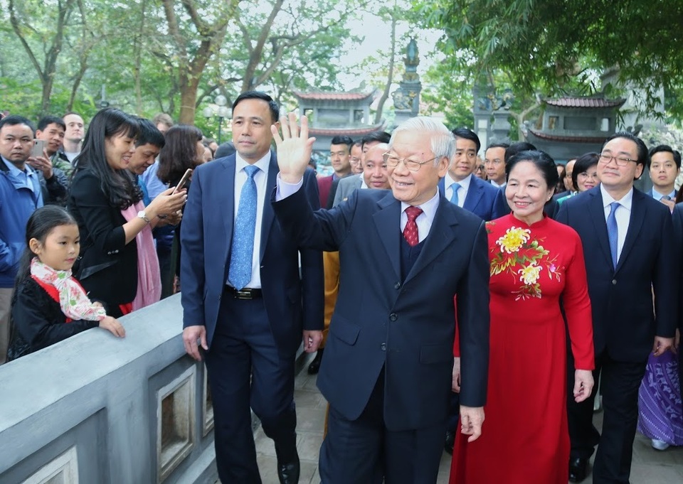 Tổng Bí thư, Chủ tịch nước: Không phải ngẫu nhiên không khí phấn khởi lan toả khắp Việt Nam - 1 Tổng Bí thư, Chủ tịch nước: Không phải ngẫu nhiên không khí phấn khởi lan toả khắp Việt Nam - 1
