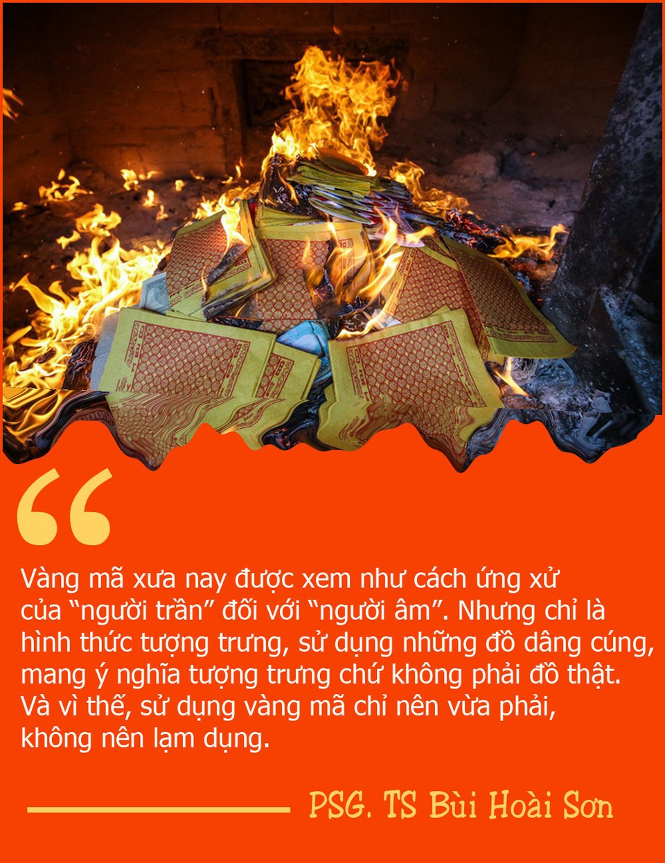 Suy nghĩ về văn hóa đốt vàng mã và văn hóa trong hài Tết... - 2