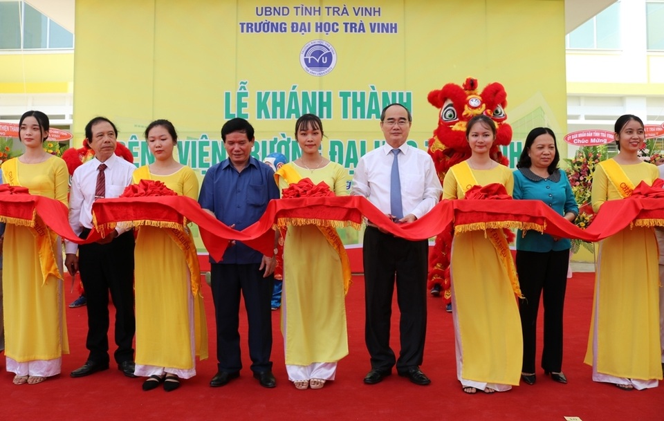 Trường ĐH Trà Vinh khánh thành bệnh viện - 1 Trường ĐH Trà Vinh khánh thành bệnh viện - 1