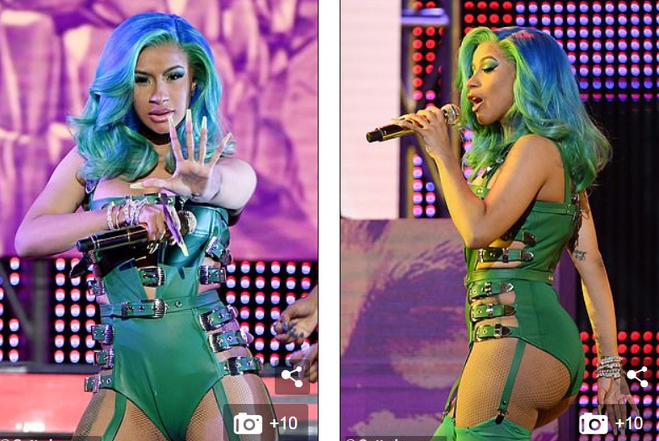 Cardi B khoe ngực táo bạo - 3 Cardi B khoe ngực táo bạo - 3