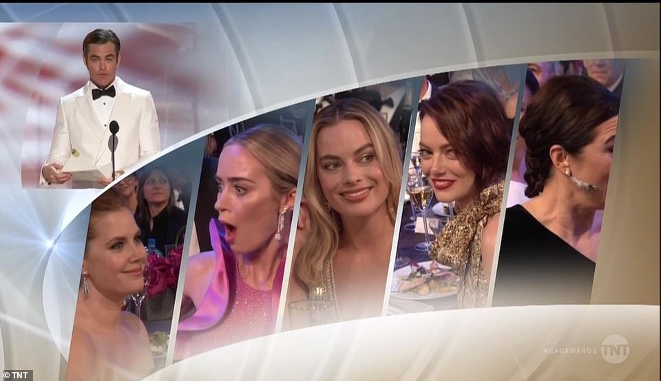 Chồng Emily Blunt rưng rưng lệ khi vợ nhận giải SAG - 2 Chồng Emily Blunt rưng rưng lệ khi vợ nhận giải SAG - 2