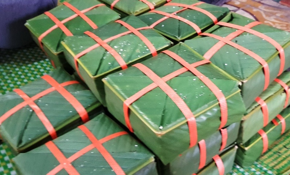 Làng bánh chưng trăm tuổi xuất hàng vạn bánh chưng dịp Tết - 5 Làng bánh chưng trăm tuổi xuất hàng vạn bánh chưng dịp Tết - 5