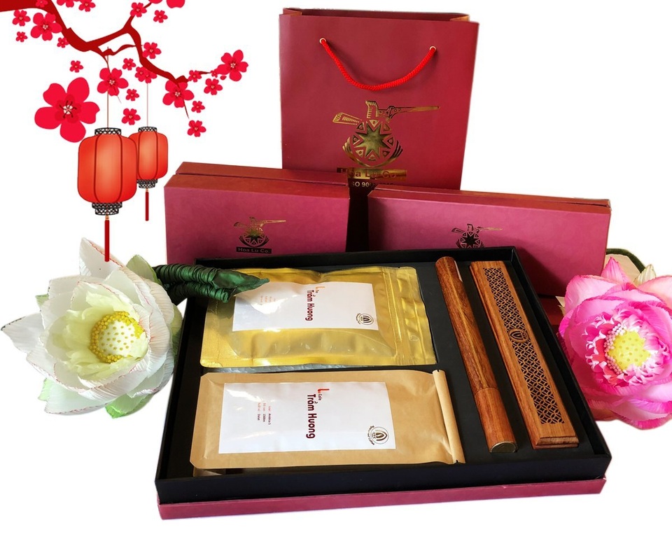 Bộ 3 quà Tết Trầm Hương độc đáo và sang trọng - 3 Bộ 3 quà Tết Trầm Hương độc đáo và sang trọng - 3
