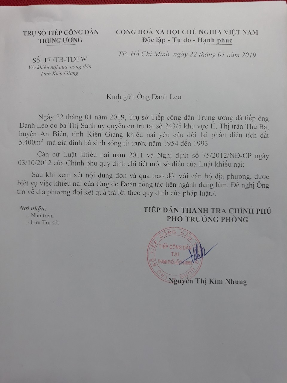 Văn phòng Chính phủ “thúc” giải quyết vụ cụ bà dành nửa đời người đi đòi đất! - 2 Văn phòng Chính phủ “thúc” giải quyết vụ cụ bà dành nửa đời người đi đòi đất! - 2