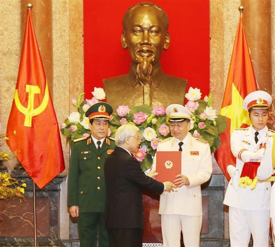 Bộ trưởng Công an Tô Lâm được thăng quân hàm Đại tướng - 1 Bộ trưởng Công an Tô Lâm được thăng quân hàm Đại tướng - 1