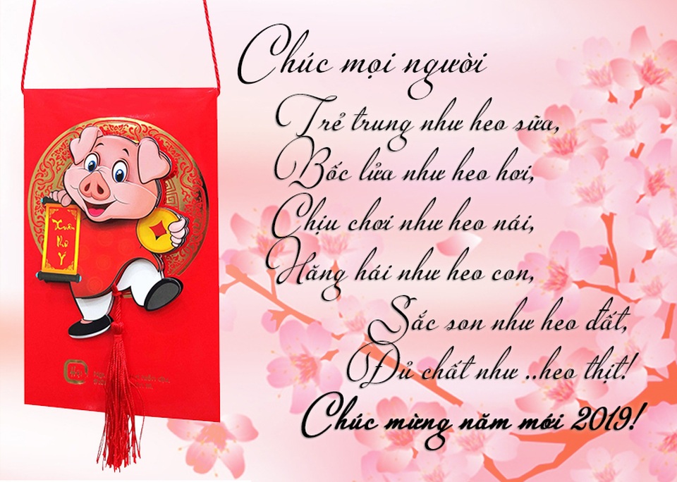 Những câu chúc hài hước, ý nghĩa cho bạn trẻ dịp Tết Kỷ Hợi 2019 - 3 Những câu chúc hài hước, ý nghĩa cho bạn trẻ dịp Tết Kỷ Hợi 2019 - 3