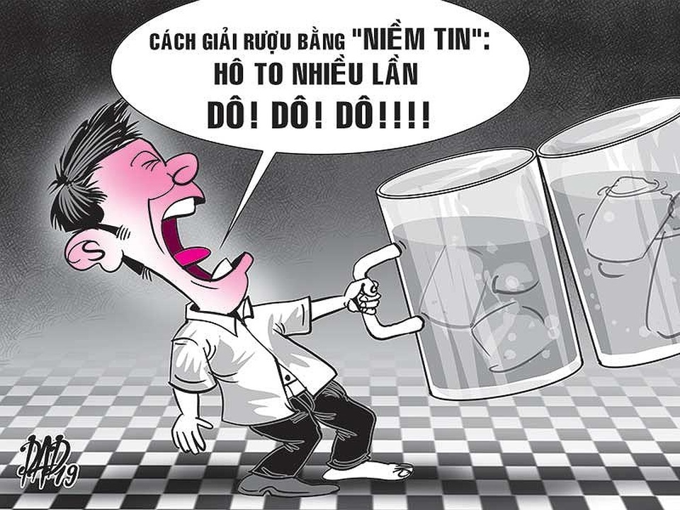 Sai lầm nguy hiểm khi dùng mẹo giải rượu - 1 Sai lầm nguy hiểm khi dùng mẹo giải rượu - 1