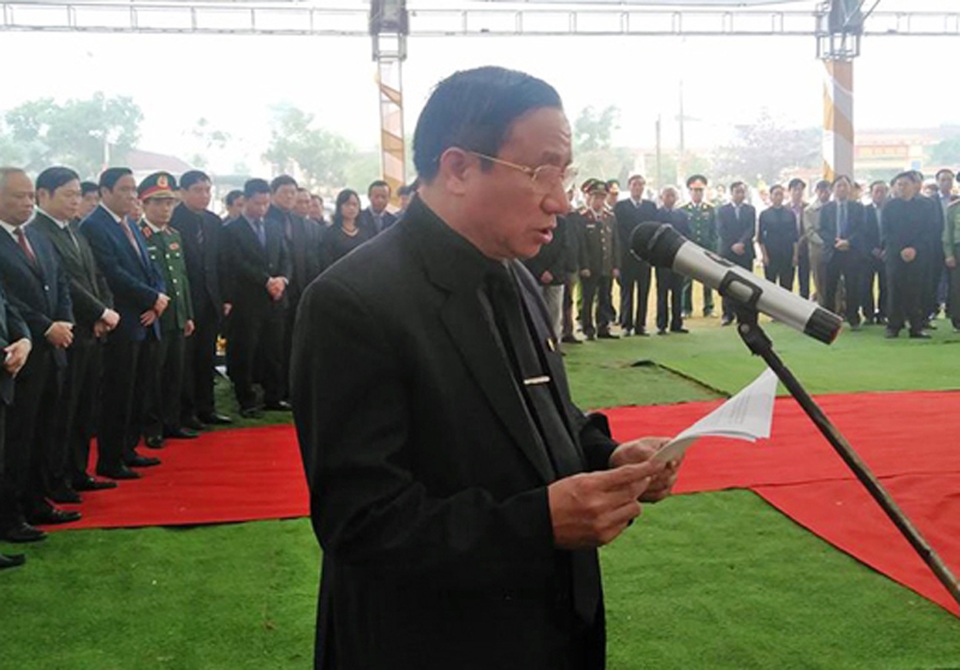 Lễ viếng, an táng ông Nguyễn Đức Bình tại quê nhà Hà Tĩnh - 9