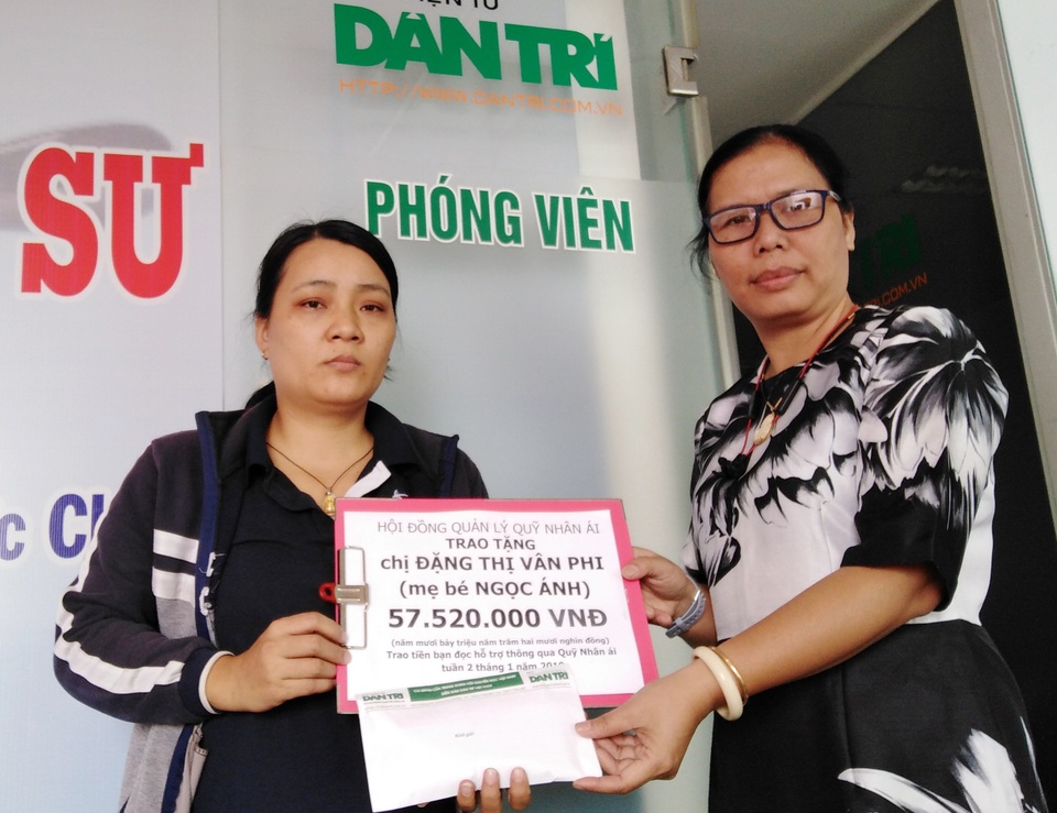 Bạn đọc giúp đỡ bé Ngọc Ánh hơn 57 triệu đồng - 1 Bạn đọc giúp đỡ bé Ngọc Ánh hơn 57 triệu đồng - 1