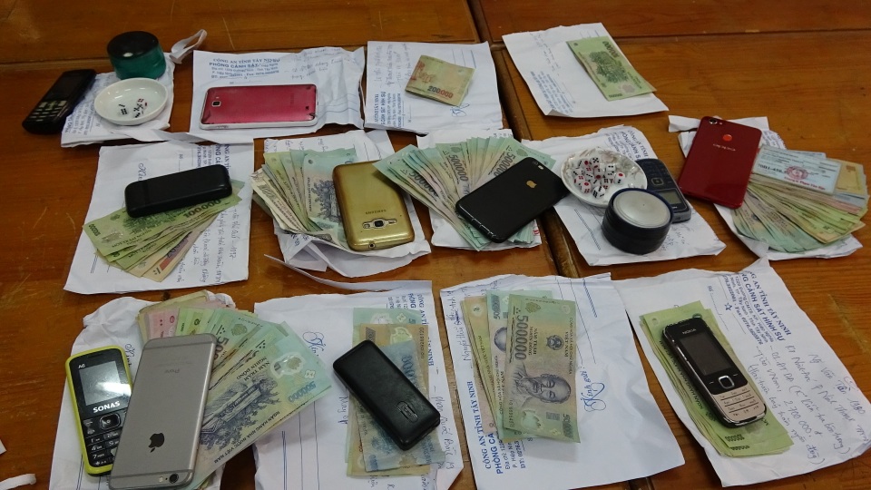 Tang vật thu giữ Tang vật thu giữ