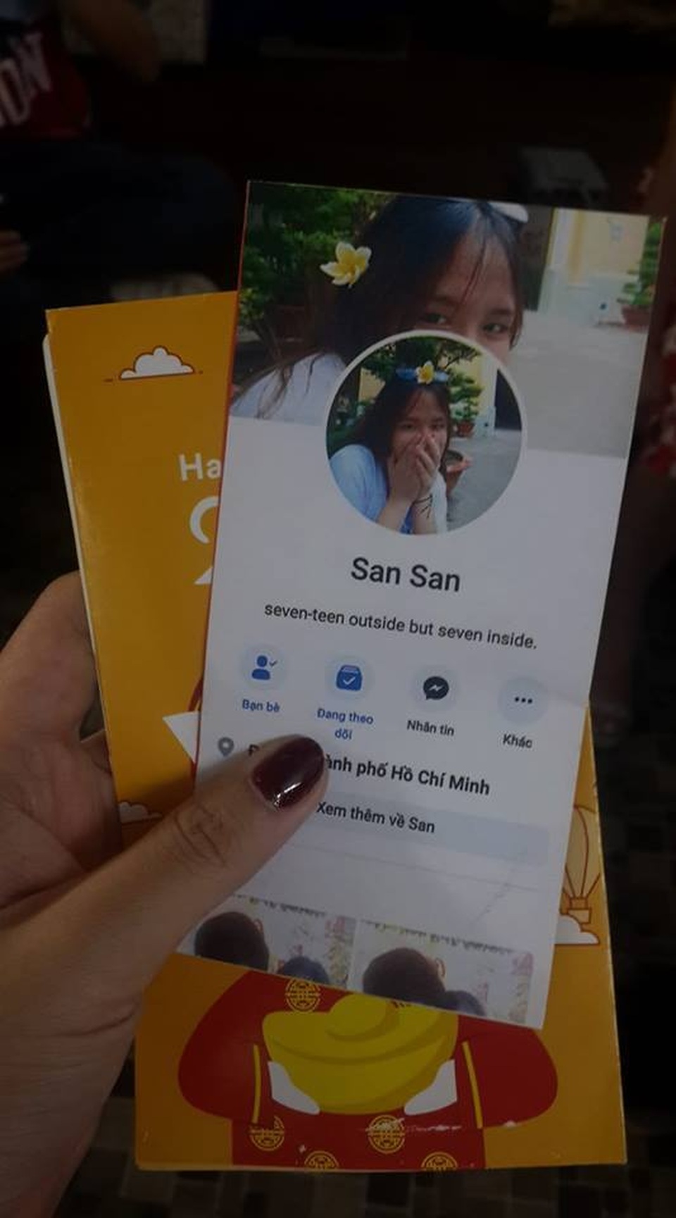 Độc đáo lì xì Tết in giao diện Facebook - 1 Độc đáo lì xì Tết in giao diện Facebook - 1