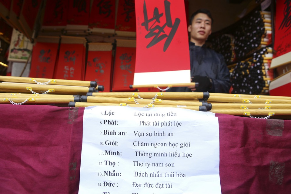 Hàng nghìn người dân đến Văn Miếu xin chữ đầu năm - 4