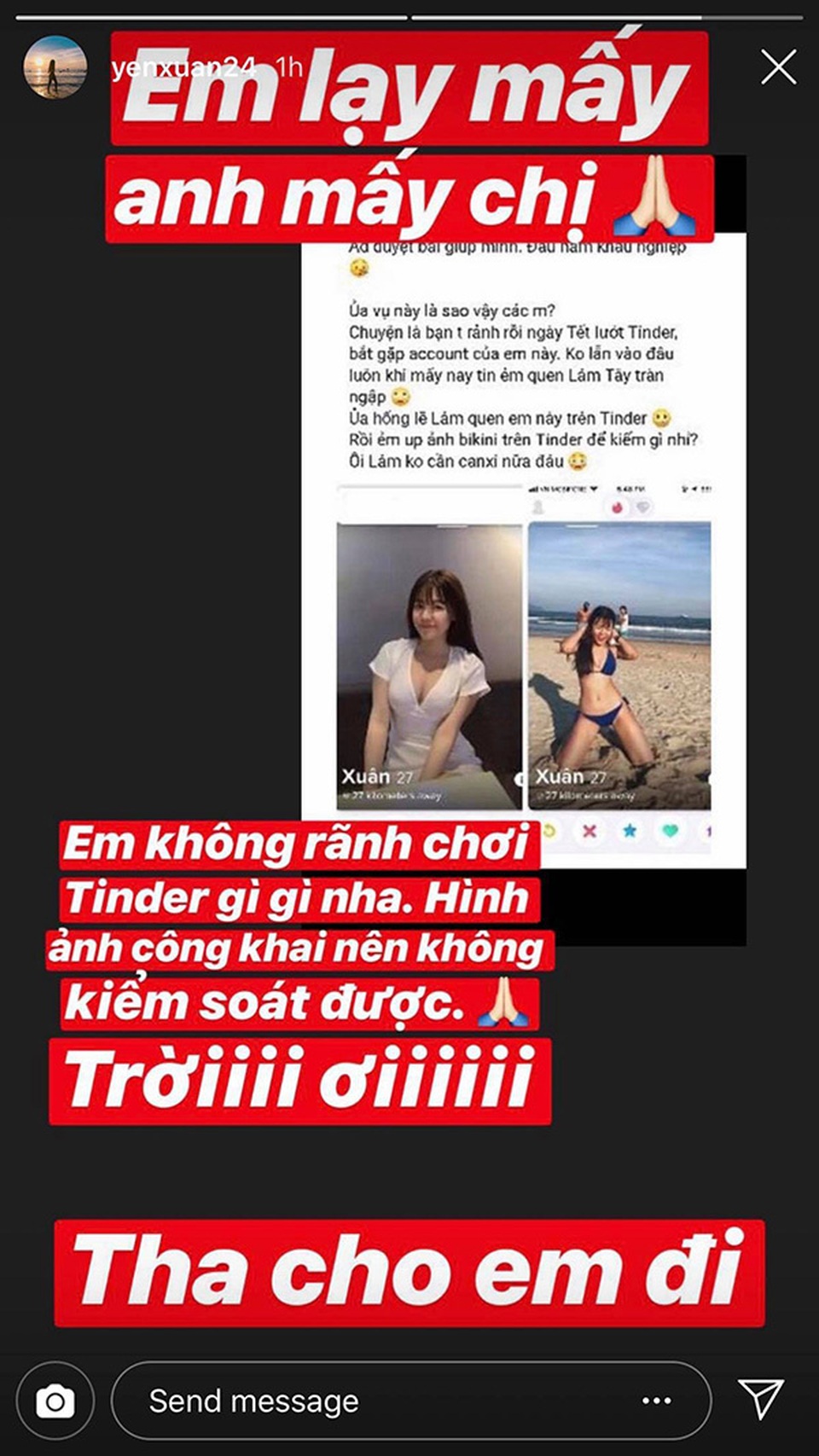 Bạn gái nóng bỏng của thủ thành Văn Lâm bức xúc vì bị đưa ảnh lên ứng dụng hẹn hò - 3 Bạn gái nóng bỏng của thủ thành Văn Lâm bức xúc vì bị đưa ảnh lên ứng dụng hẹn hò - 3