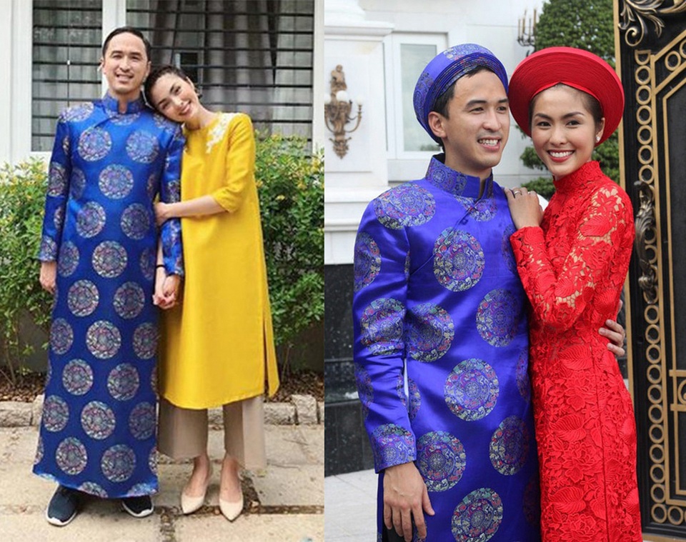 Vợ chồng Hà Tăng diện áo dài cực đẹp đôi, Mỹ Tâm giản dị với... dép tổ ong - 2 Vợ chồng Hà Tăng diện áo dài cực đẹp đôi, Mỹ Tâm giản dị với... dép tổ ong - 2