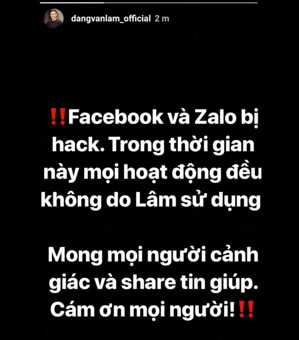 Thủ thành Lâm Tây bị hack Facebook, Instagram, để lộ thông tin nhạy cảm - 2 Thủ thành Lâm Tây bị hack Facebook, Instagram, để lộ thông tin nhạy cảm - 2