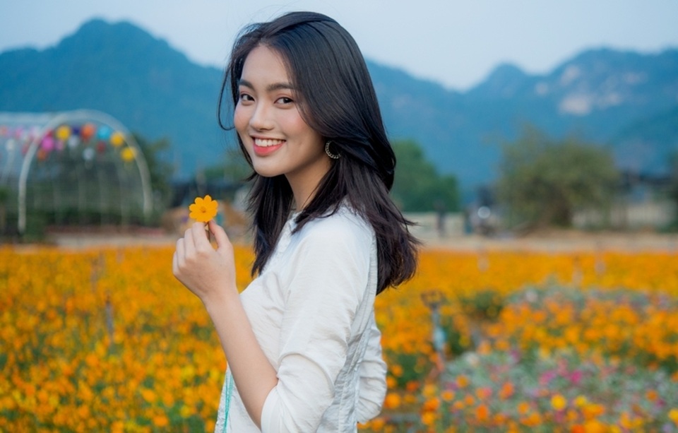 Ninh Bình: Thung lũng hoa 15ha khoe sắc - 6 Ninh Bình: Thung lũng hoa 15ha khoe sắc - 6