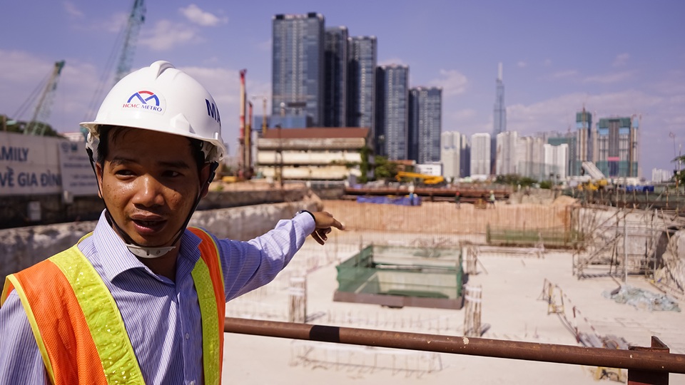 Thâm nhập công trường metro Bến Thành - Suối Tiên những ngày đầu năm - 2