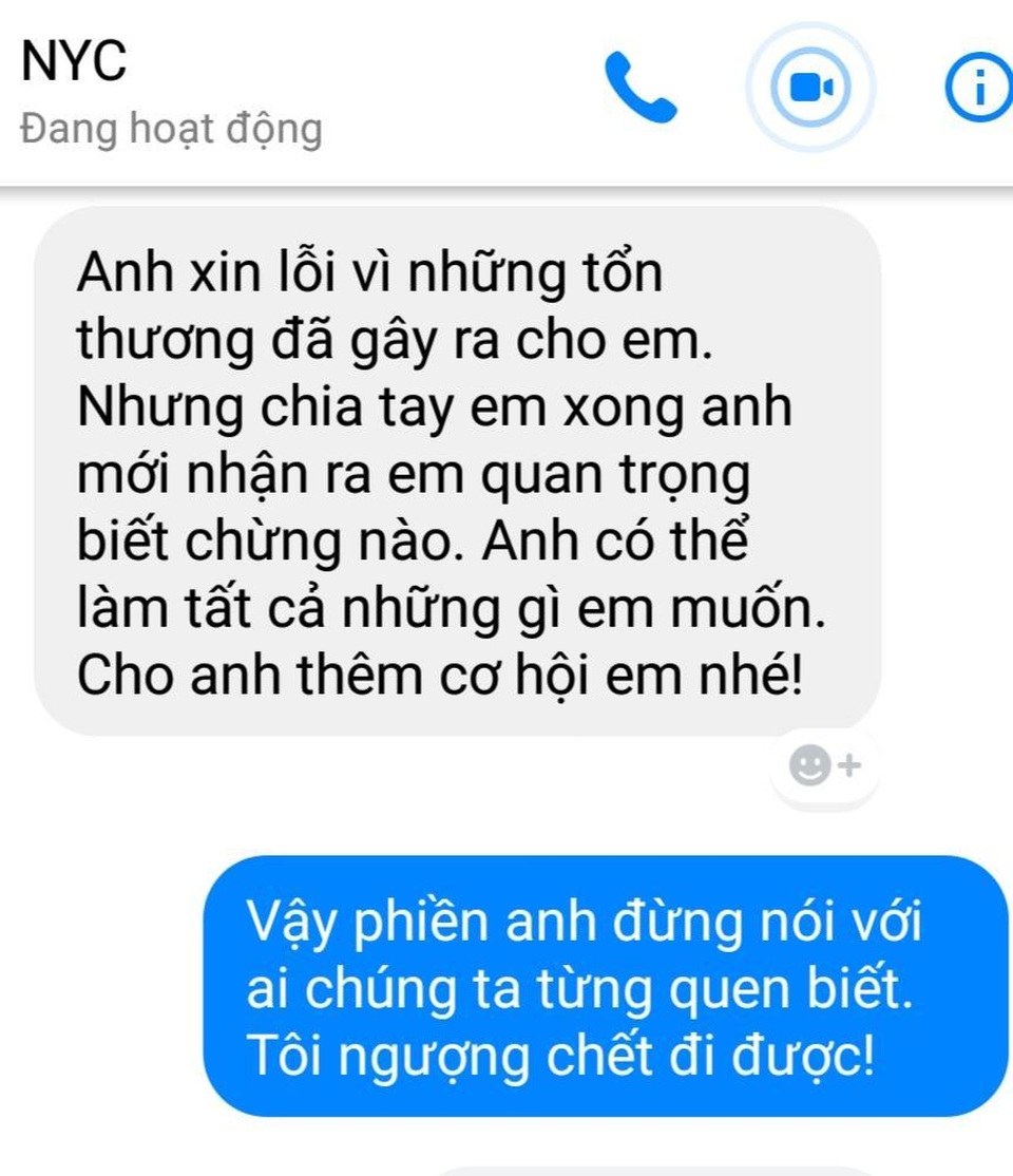 Ngã ngửa với màn đối đáp bá đạo khi người yêu cũ nhắn tin ngày Valentine - 4 Ngã ngửa với màn đối đáp bá đạo khi người yêu cũ nhắn tin ngày Valentine - 4