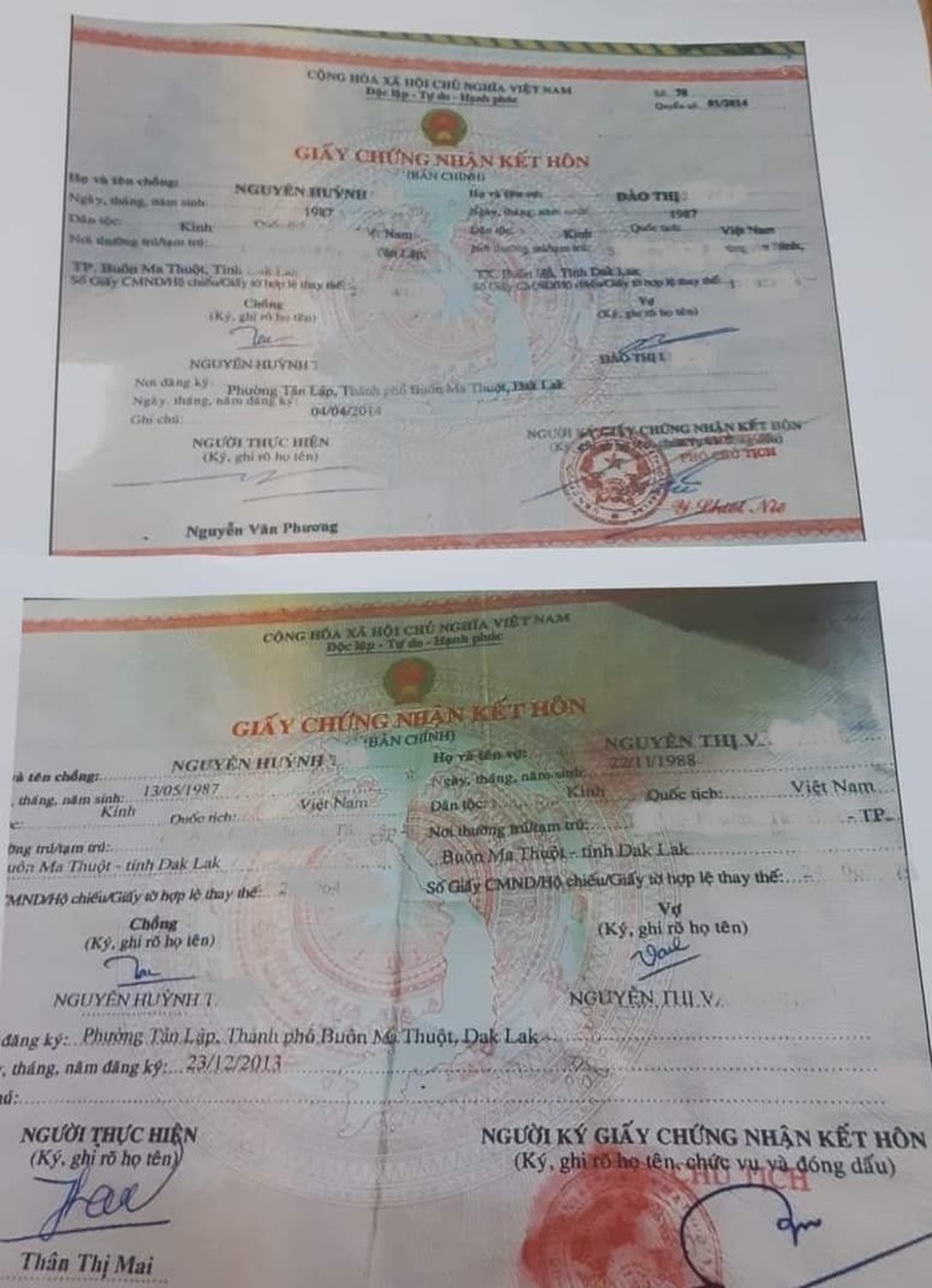 Người đàn ông đang có vợ vẫn được phường cấp giấy đăng ký kết hôn - 2 Người đàn ông đang có vợ vẫn được phường cấp giấy đăng ký kết hôn - 2