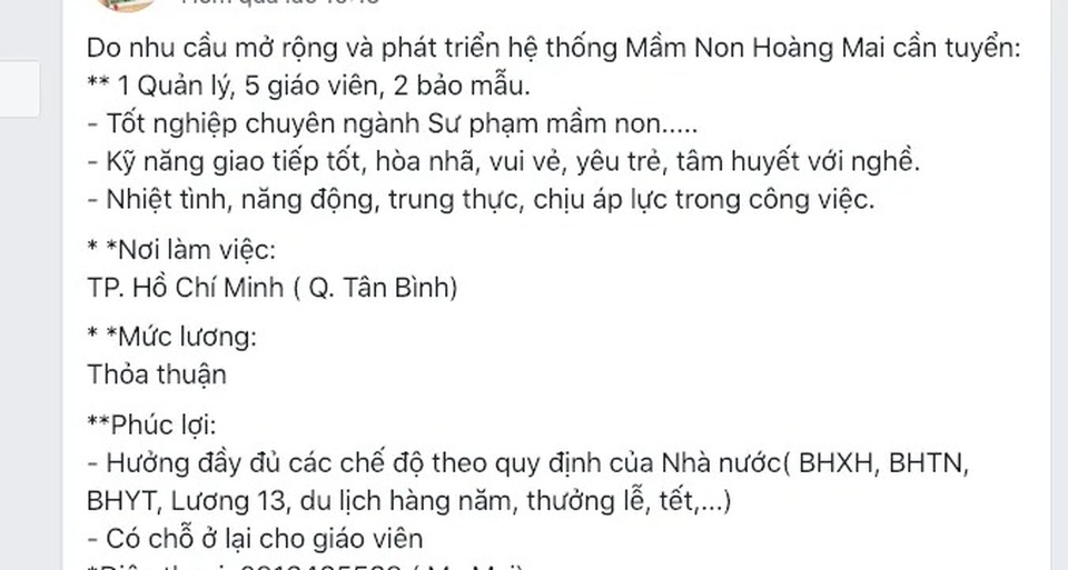“Giáo viên mầm non ở đâu rồi?” - 2 “Giáo viên mầm non ở đâu rồi?” - 2