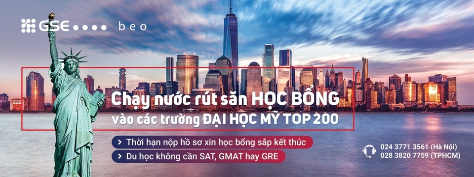 Chạy nước rút “săn” học bổng vào các trường đại học Mỹ Top 200 - 1 Chạy nước rút “săn” học bổng vào các trường đại học Mỹ Top 200 - 1
