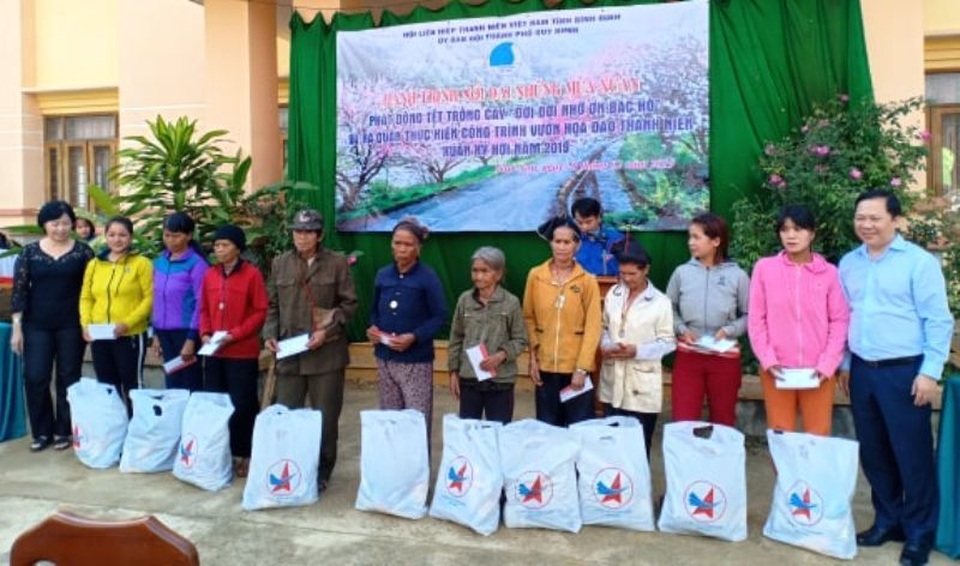 Xây dựng vườn hoa đào thanh niên “độc nhất” tại xã miền núi Vĩnh Sơn - 4 Xây dựng vườn hoa đào thanh niên “độc nhất” tại xã miền núi Vĩnh Sơn - 4