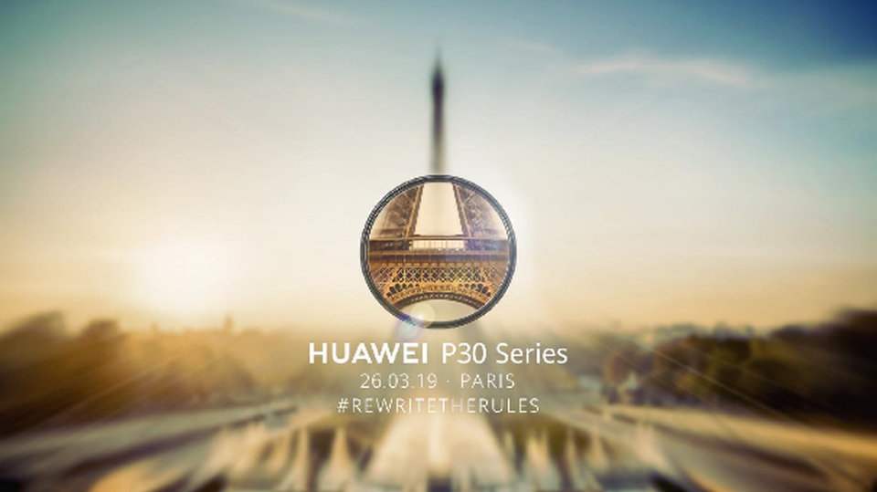 Huawei xác nhận ra mắt dòng P30 tại Pháp ngày 26/3 tới - 1 Huawei xác nhận ra mắt dòng P30 tại Pháp ngày 26/3 tới - 1