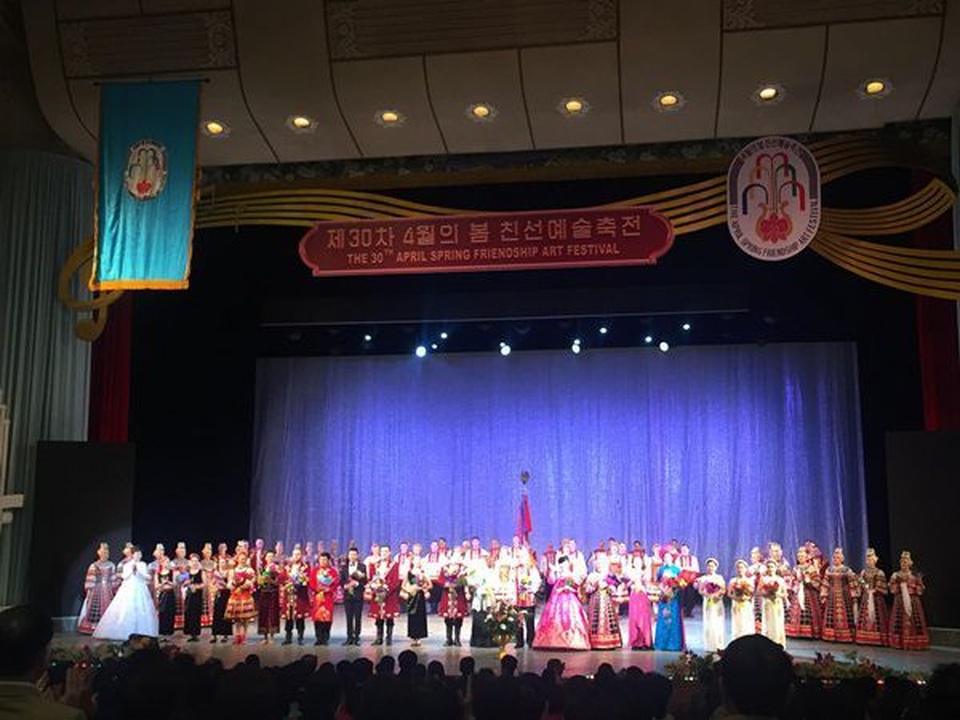 Khai mạc Liên hoan nghệ thuật Mùa xuân Bình Nhưỡng