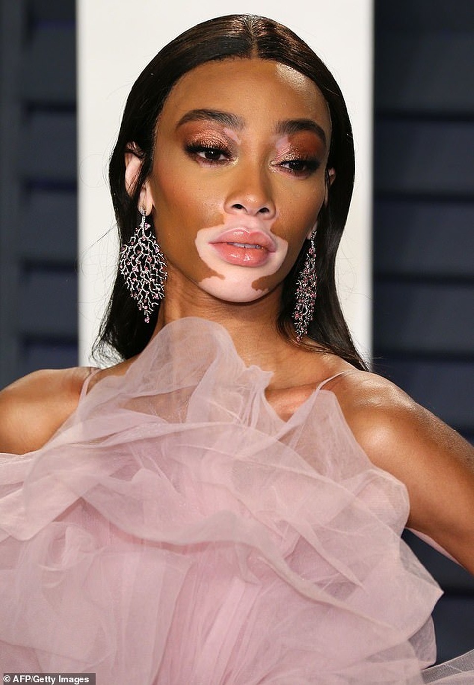 Siêu mẫu bạch biến diện váy sành điệu dự tiệc Oscar  - 4