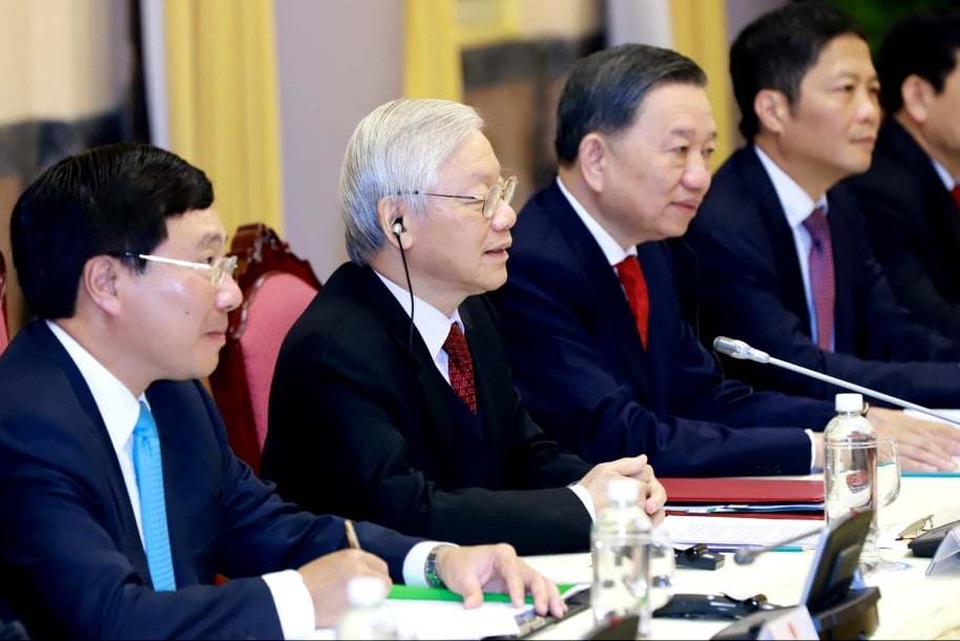 Tổng thống Donald Trump hội kiến Tổng Bí thư, Chủ tịch nước Nguyễn Phú Trọng - 4 Tổng thống Donald Trump hội kiến Tổng Bí thư, Chủ tịch nước Nguyễn Phú Trọng - 4