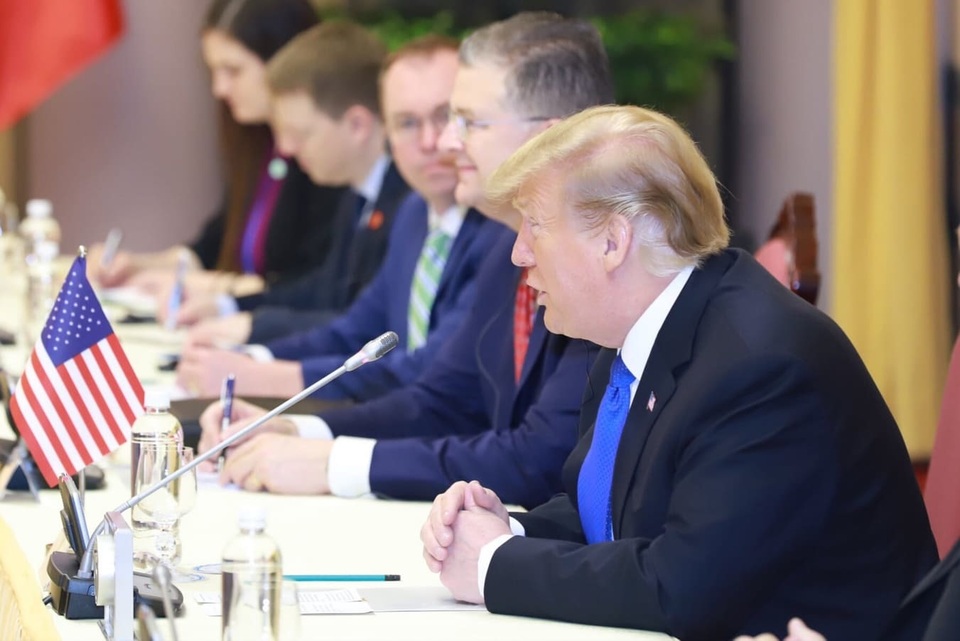 Tổng thống Donald Trump hội kiến Tổng Bí thư, Chủ tịch nước Nguyễn Phú Trọng - 1 Tổng thống Donald Trump hội kiến Tổng Bí thư, Chủ tịch nước Nguyễn Phú Trọng - 1