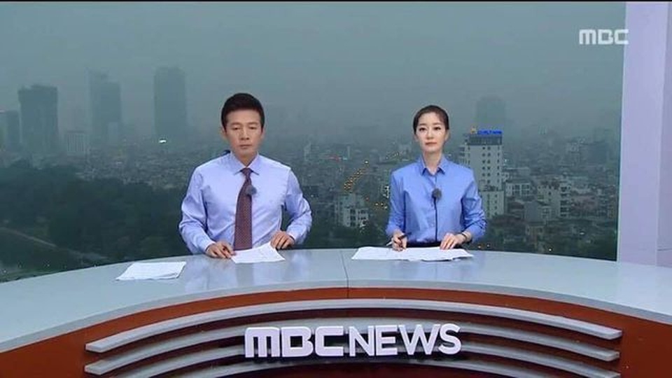 Truyền hình Hàn Quốc dựng trường quay trên nóc nhà cao tầng đưa tin thượng đỉnh Mỹ - Triều - 1 Truyền hình Hàn Quốc dựng trường quay trên nóc nhà cao tầng đưa tin thượng đỉnh Mỹ - Triều - 1