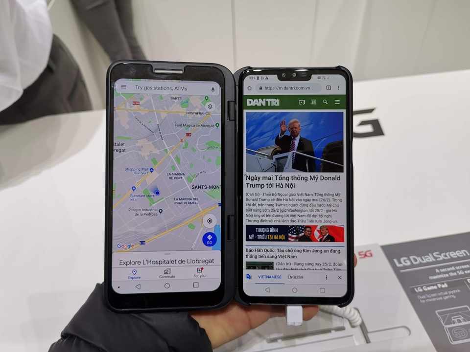 Cận cảnh smartphone gập LG G8 ThinQ có cảm biến tĩnh mạch tại MWC 2019 - 2 Cận cảnh smartphone gập LG G8 ThinQ có cảm biến tĩnh mạch tại MWC 2019 - 2