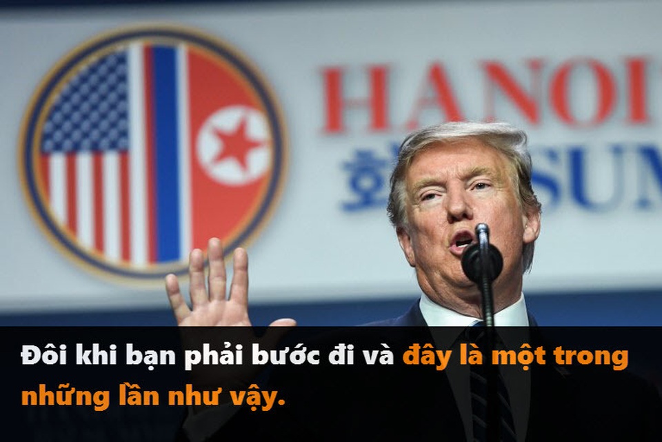 Những phát ngôn đáng chú ý của Tổng thống Trump tại thượng đỉnh ở Hà Nội - 2 Những phát ngôn đáng chú ý của Tổng thống Trump tại thượng đỉnh ở Hà Nội - 2