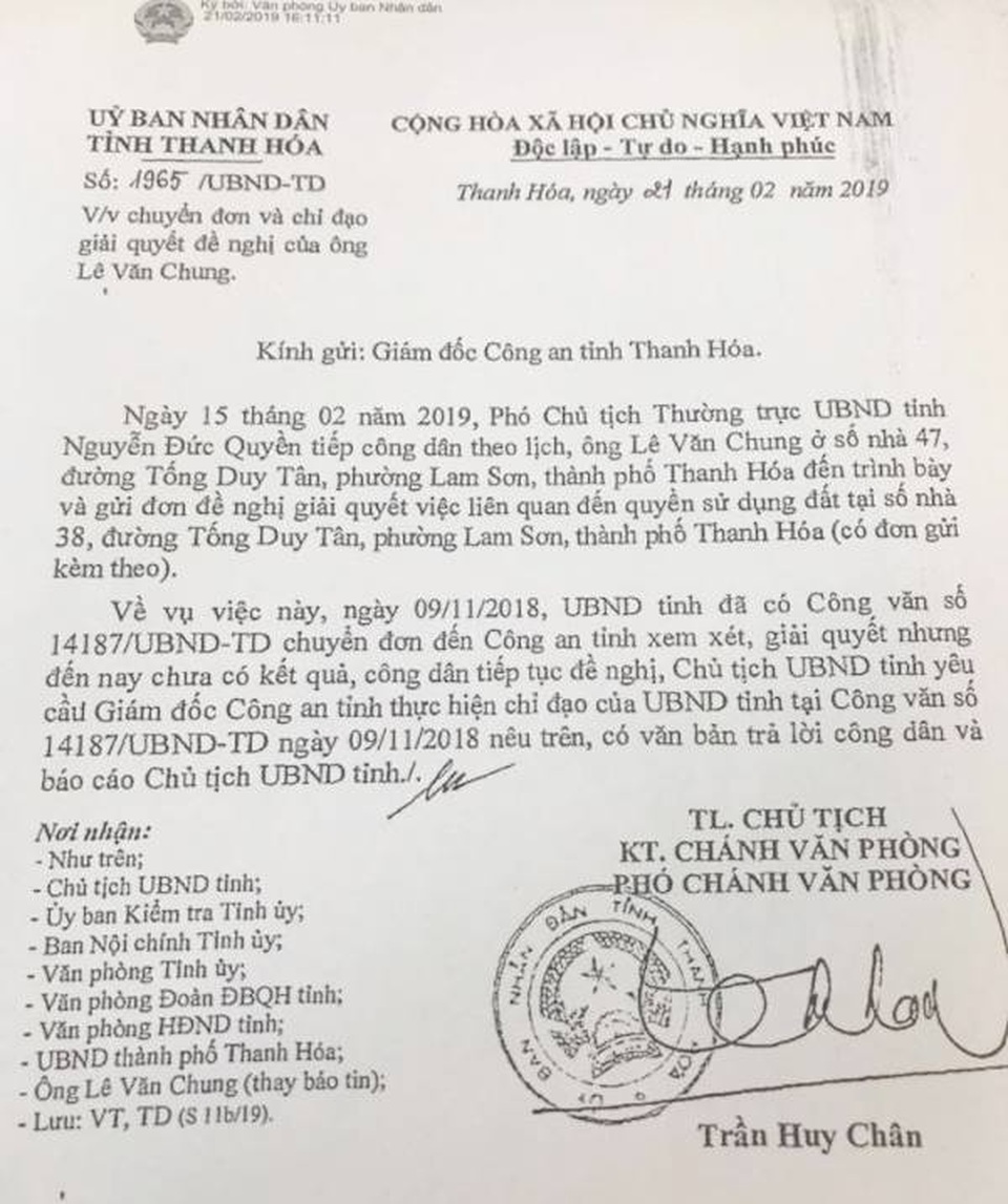 Kỳ án 1 thửa đất cấp 4 sổ đỏ: Chủ tịch tỉnh Thanh Hoá yêu cầu, sao vẫn chưa khởi tố? - 2 Kỳ án 1 thửa đất cấp 4 sổ đỏ: Chủ tịch tỉnh Thanh Hoá yêu cầu, sao vẫn chưa khởi tố? - 2