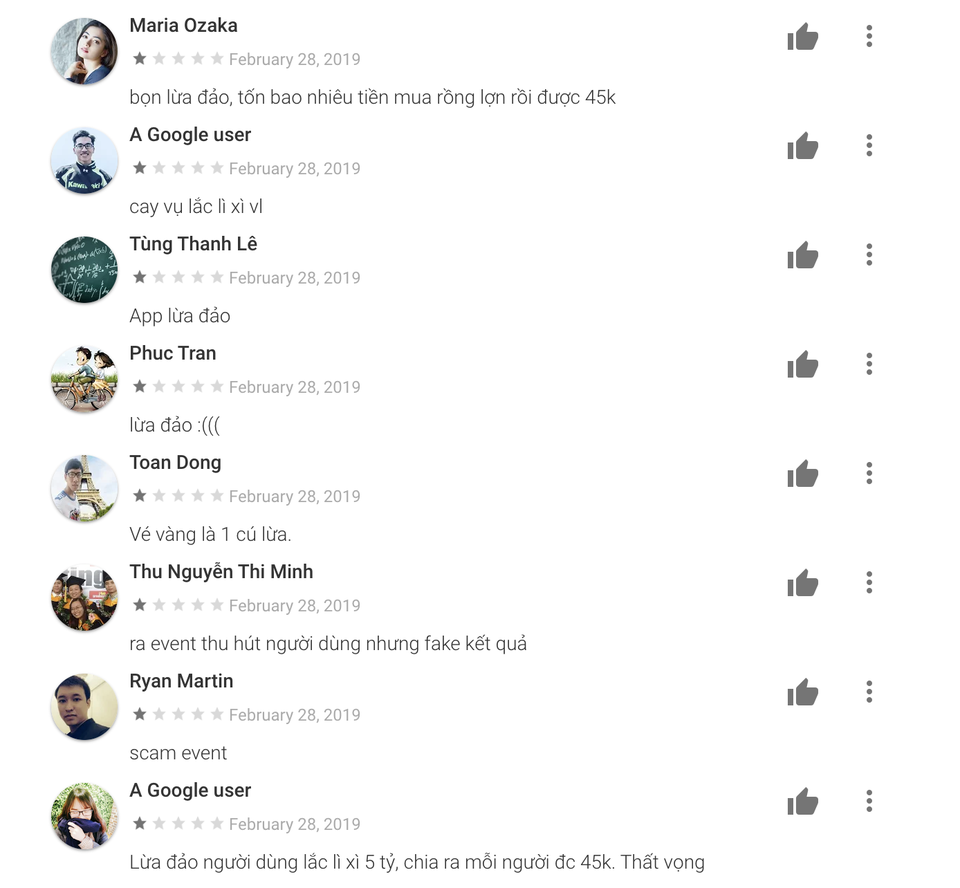 MoMo nhận gạch đá từ cộng đồng mạng sau vụ lắc heo vàng 5 tỷ đồng - 1 MoMo nhận gạch đá từ cộng đồng mạng sau vụ lắc heo vàng 5 tỷ đồng - 1